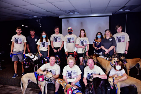 Awesome Greyhound Adoptions Hounds & Heroes Program