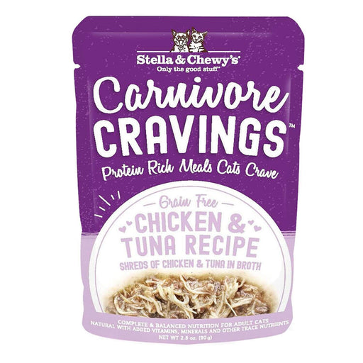 Stella & Chewy's Carnivore Cravings Pouch, Chicken & Tuna 2.8 oz