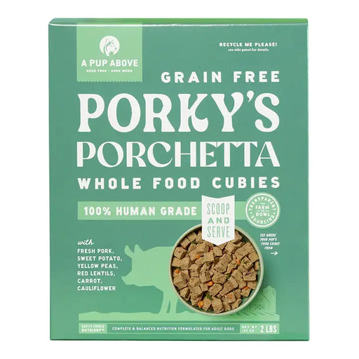 A Pup Above Grain Free Porky's Porchetta Whole Food Cubies 2lb Info