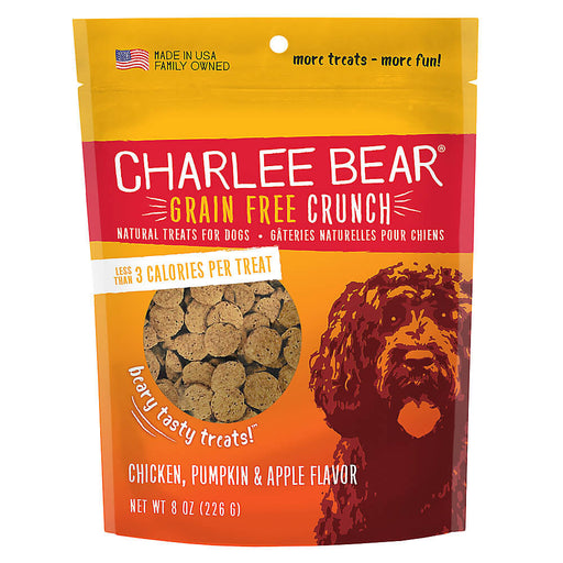Charlee Bear Grain Free Crunch Beef & Cheese Treats 8 oz