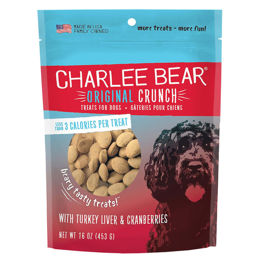 Charlee Bear Original Crunch Turkey, Liver, and Cranberries Treat 16 oz