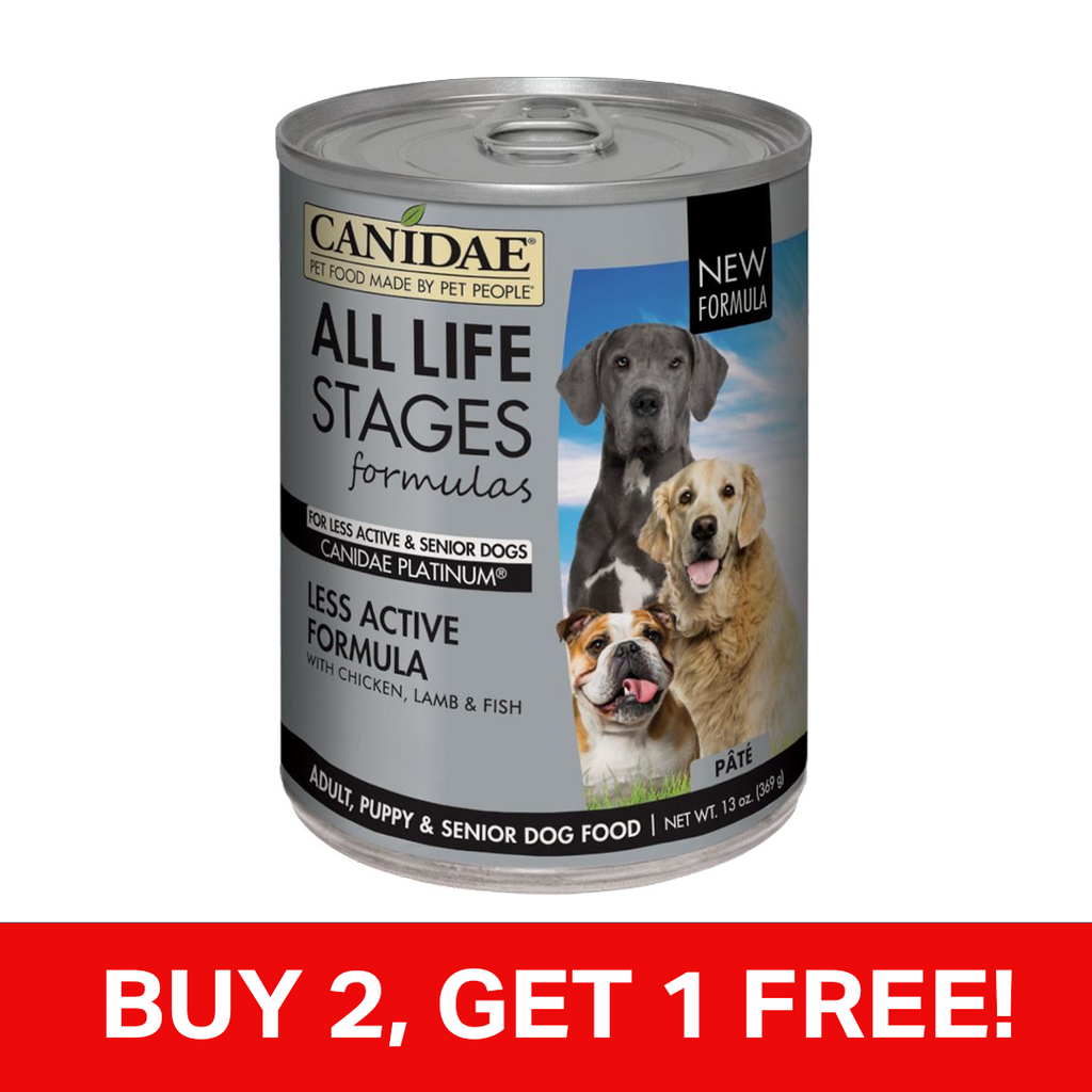 Canidae All Life Stages Platinum Less Active Formula Canned Dog Food 1 Jake s Pet Supply