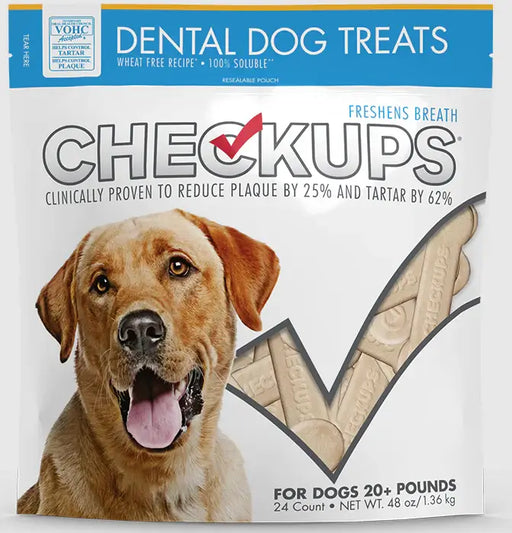 Checkups Dental Dog Treats, 24 ct