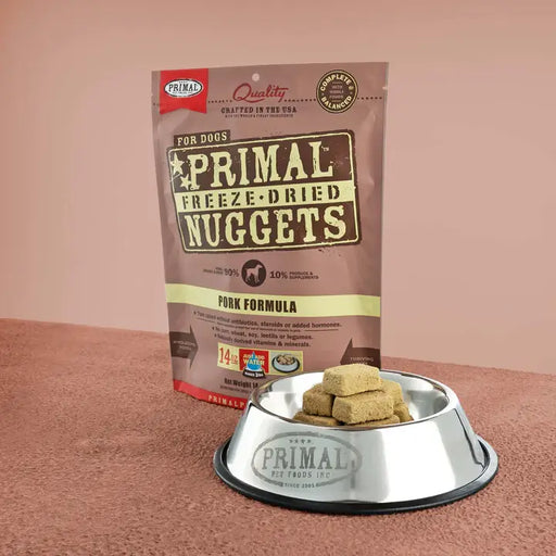 Primal Dog Food Freeze-Dried Nuggets, Pork