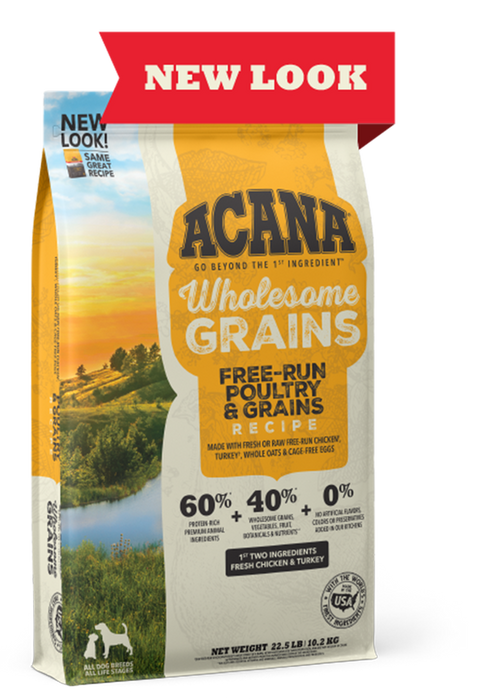 Acana Wholesome Grains Free Run Poultry Dog Food