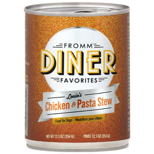Fromm Diner Classics Dog Can, Louie's Chicken and Pasta Stew 12.5oz