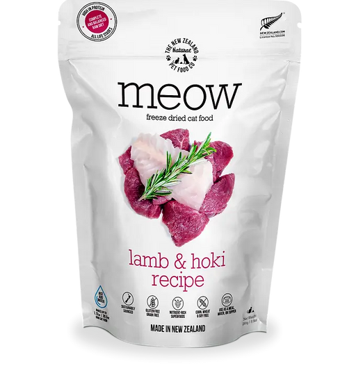 Meow Freeze-Dried Lamb & Hoki Cat Food