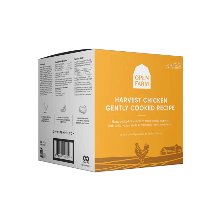 Open Farm Frozen Gently Cooked Chicken dog food brands — Jake's Pet