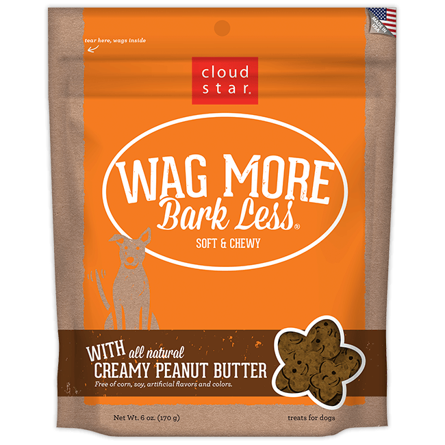 Wag More Bark Less Grain Free Dog Treats 5oz - Peanut Butter and Apples
