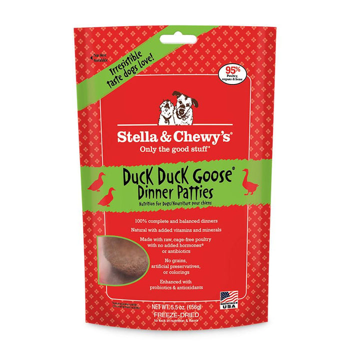 Stella & Chewys Duck Duck Goose Freeze-Dried Dog 5.5 oz