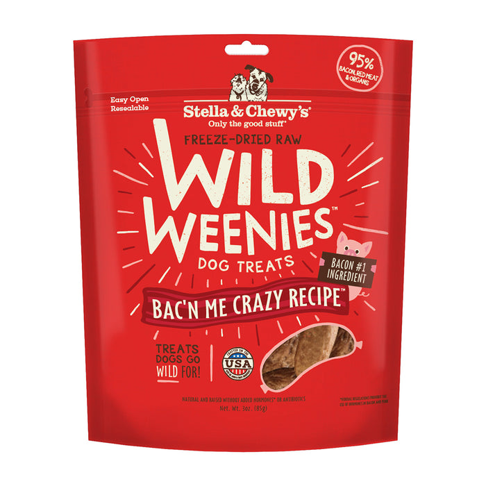 wild weenies bacon dog treats