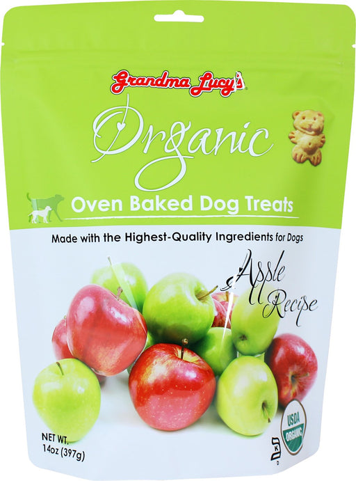 Grandma Lucy's Dog Treats Organic Baked Apple 14 oz