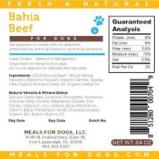 Meals for Dogs Bahia Beef Frozen Dog Food