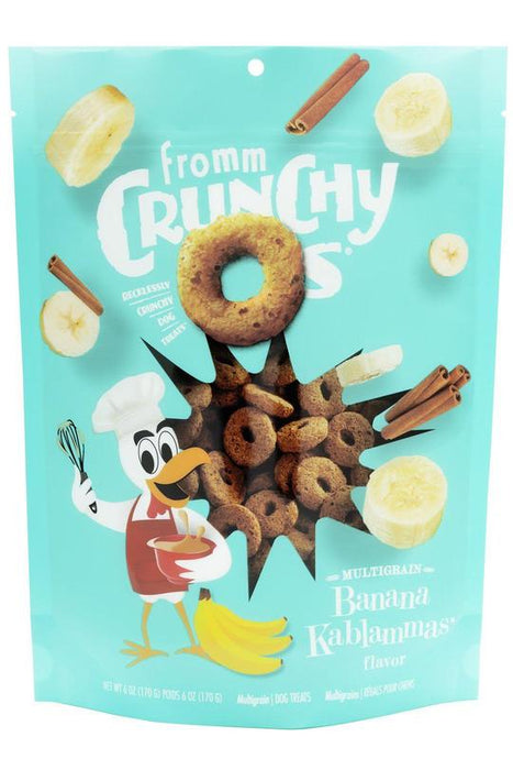 Fromm Crunchy O's Dog Treats - Banana Flavor