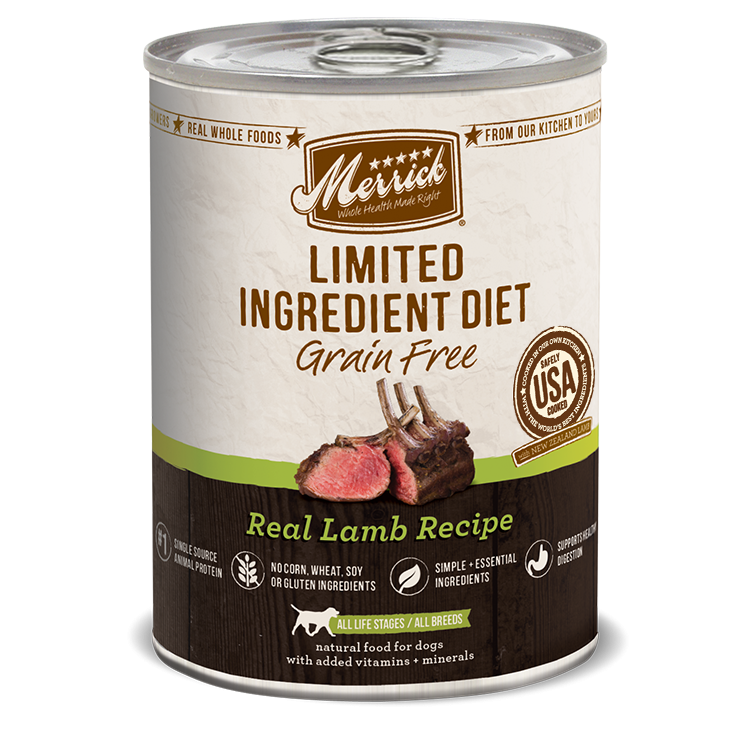 Merrick Limited Ingredient Diet Real Lamb Dog Food 12.7 oz