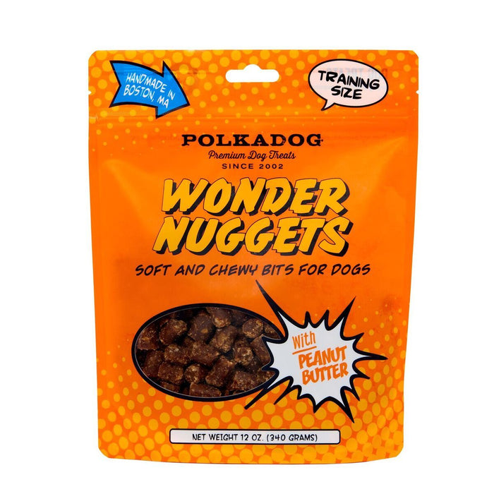 Polka Dog Wonder Nuggets, Peanut Butter, 12 oz