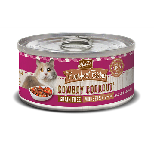 Merrick Purrfect Bistro Cowboy Cookout Cat Food 5.5 oz