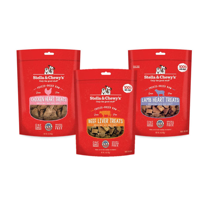stella and chewys dog treat flavors