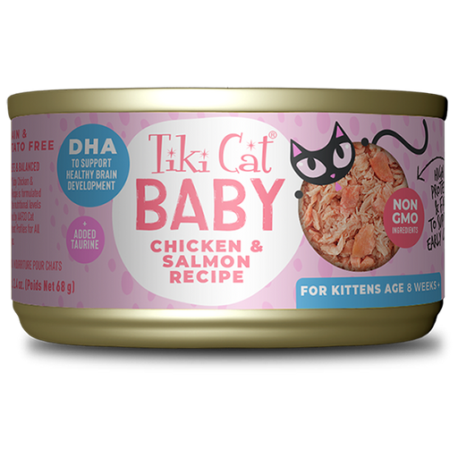Tiki Cat Baby: Chicken & Salmon Wet Food for Kittens