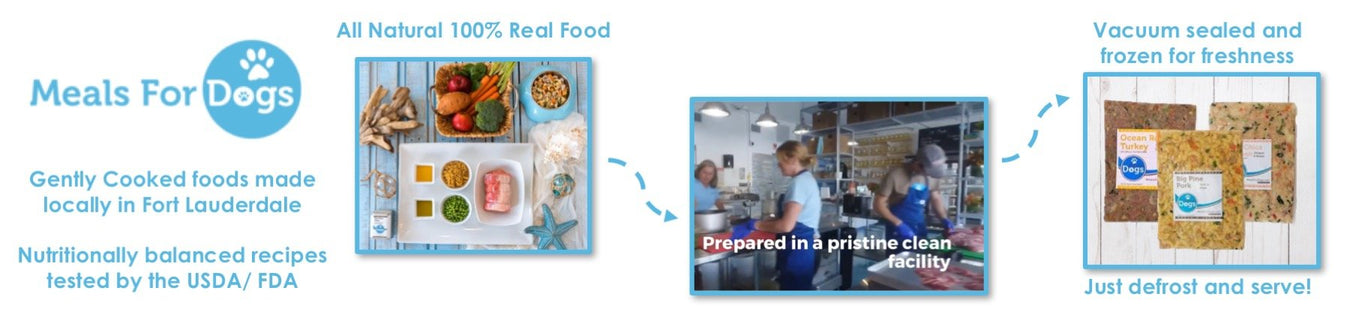 Meals for Dogs Gently Cooked Frozen dog food