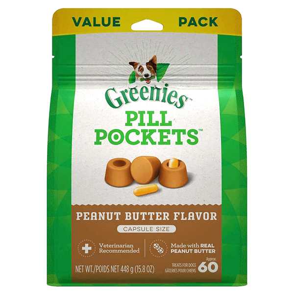 Greenies Pill Pockets, Peanut Butter Flavor