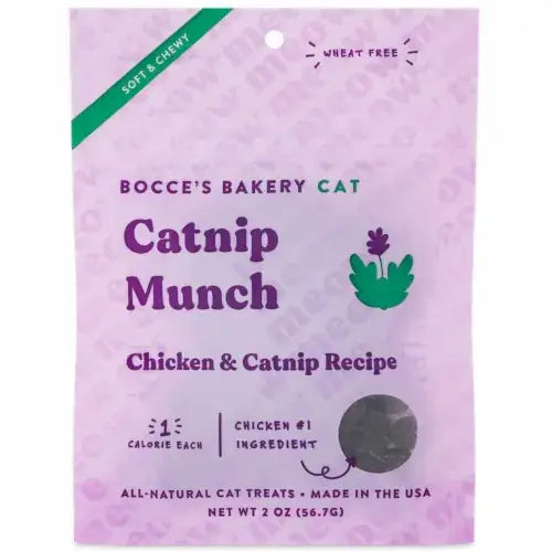 Bocce's Bakery Cat Catnip Munch Treat 2oz