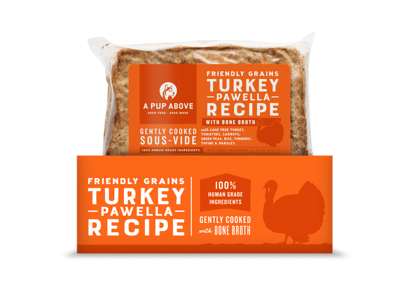 A Pup Above Frozen Gently Cooked Turkey Pawella Dog Food