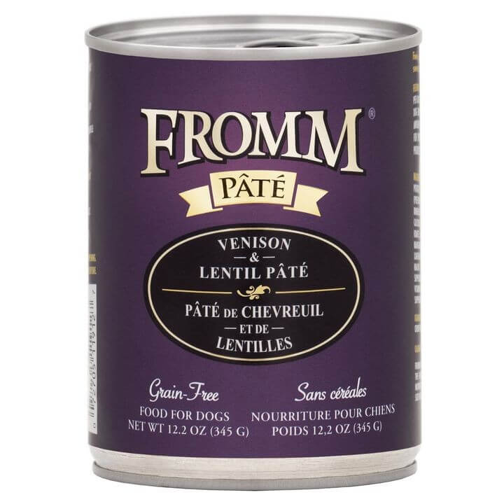 Fromm Dog Can Grain Free Venison and Lentil 12oz