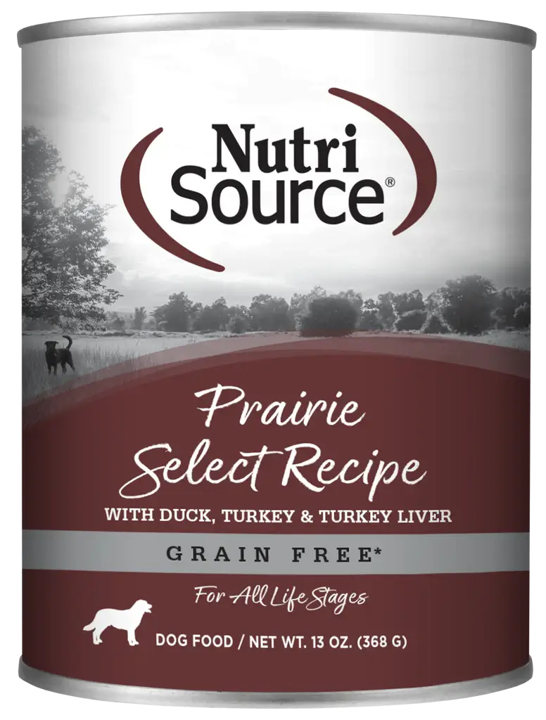 NutriSource Prairie Select Canned Dog Food 13oz