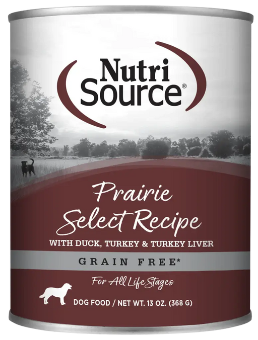 NutriSource Prairie Select Canned Dog Food 13oz