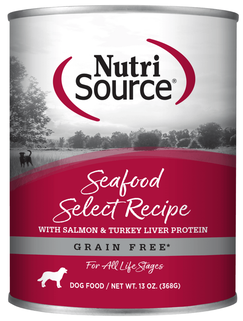 NutriSource Grain-Free Seafood Select Wet Dog Food