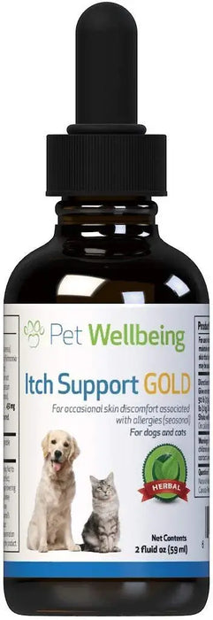 Pet Wellbeing Itch Support Gold