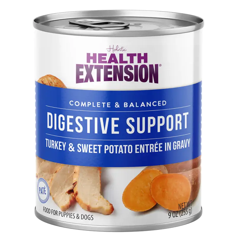 Health Extension Digest Dog Food Turkey & Sweet Potato in Gravy 9oz