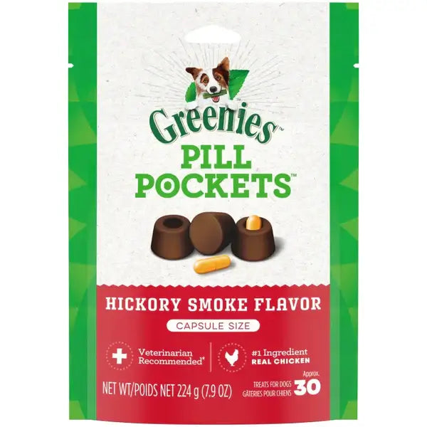 Greenies Pill Pockets, Hickory Smoke Flavor