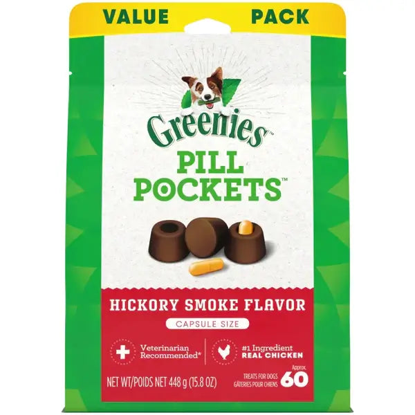 Greenies Pill Pockets, Hickory Smoke Flavor