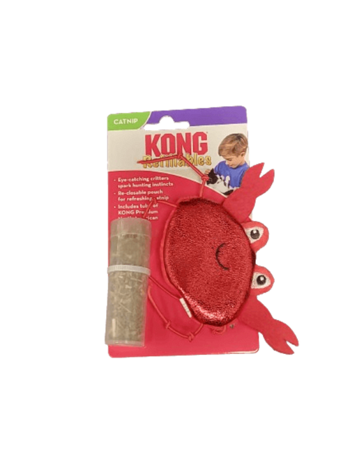 Kong Refillable Crab Catnip Cat Toy