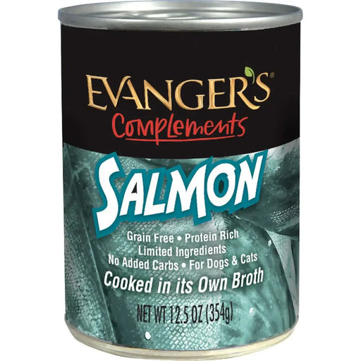 Evanger's Grain Free Wild Salmon Canned Dog & Cat Food, 12.8 oz
