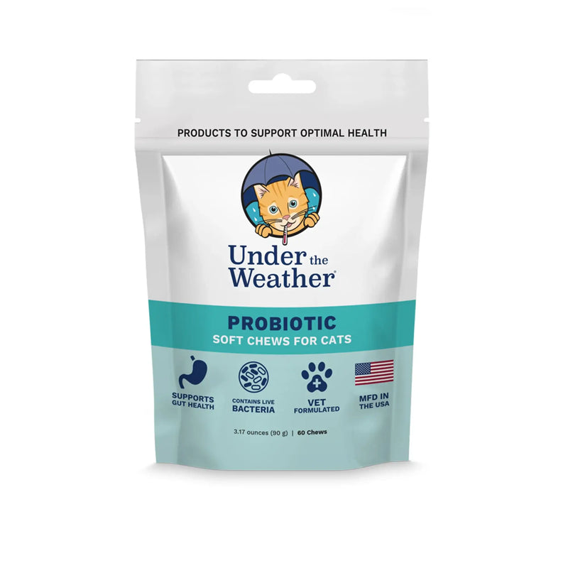 Under the Weather Probiotic Soft Chews for Cats 60ct