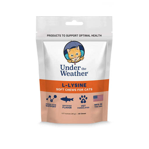 Under the Weather L-Lysine Soft Chews for Cats 60ct