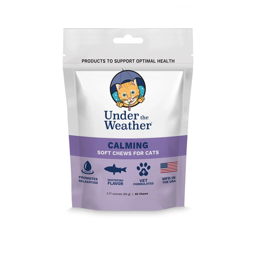 Under the Weather Calming Soft Chews for Cats 60ct