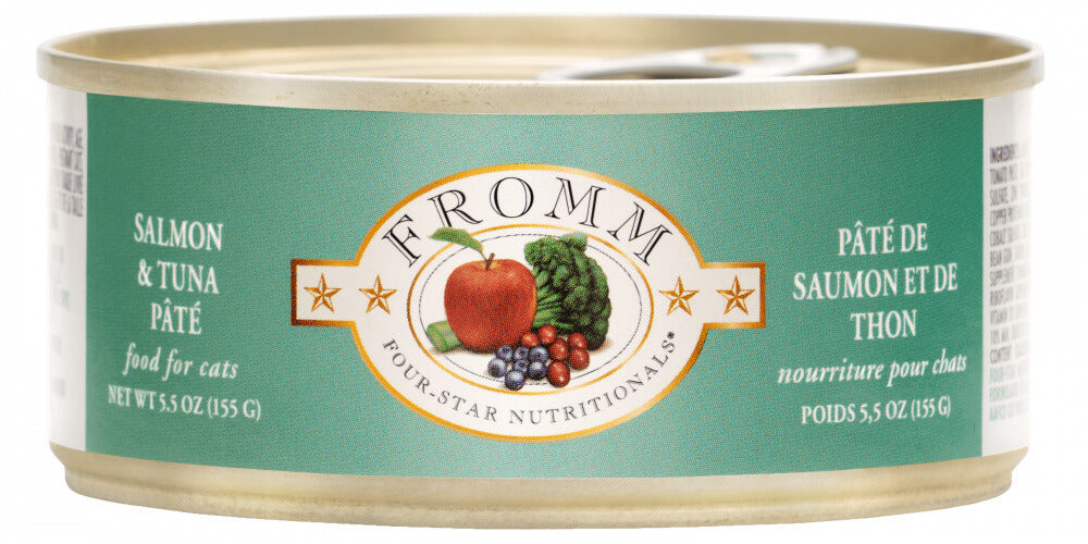 Fromm 4-Star Salmon and Tuna Pate Cat Food 5 oz