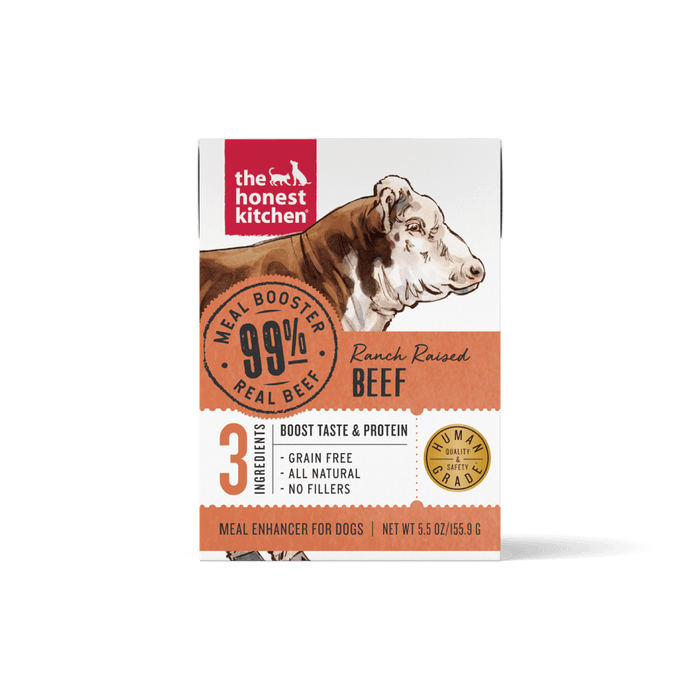 The Honest Kitchen Meal Booster 99% Beef 5.5 oz