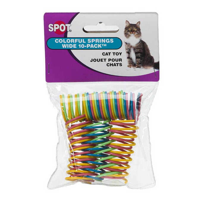 SPOT Colorful Springs Cat Toy 10pk