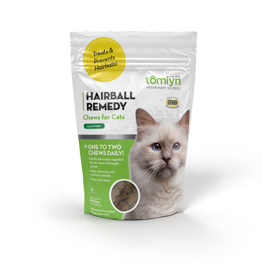 Tomlyn Hairball Remedy Chews for Cats, 60ct