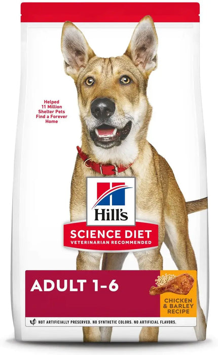 Science Diet Adult 1-6 Chicken & Barley Dry Dog Food