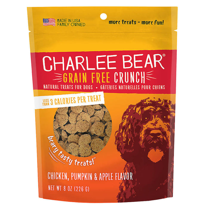 Charlee Bear Grain Free Crunch Beef & Cheese Treats 8 oz