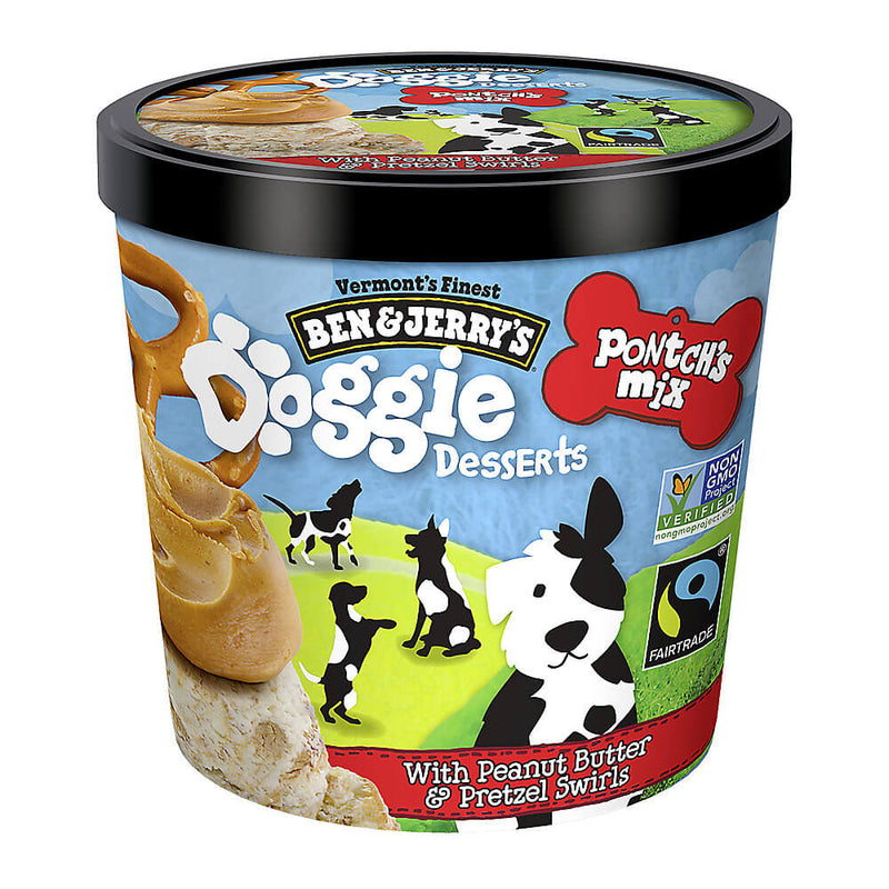 Ben & Jerry's Frozen Doggie Dessert Pontch's Mix 4oz