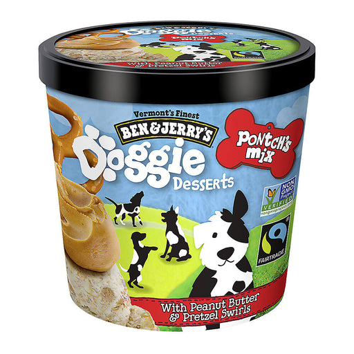 Ben & Jerry's Frozen Doggie Dessert Pontch's Mix 4oz