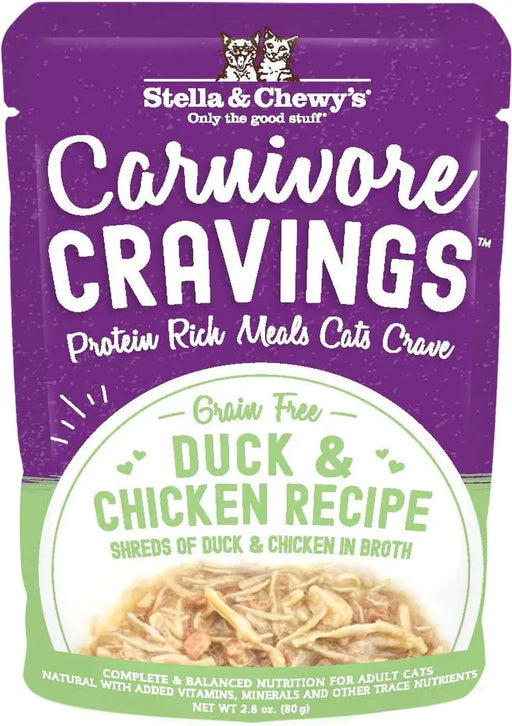 Stella & Chewy's Carnivore Cravings Pouch, Duck & Chicken 2.8 oz
