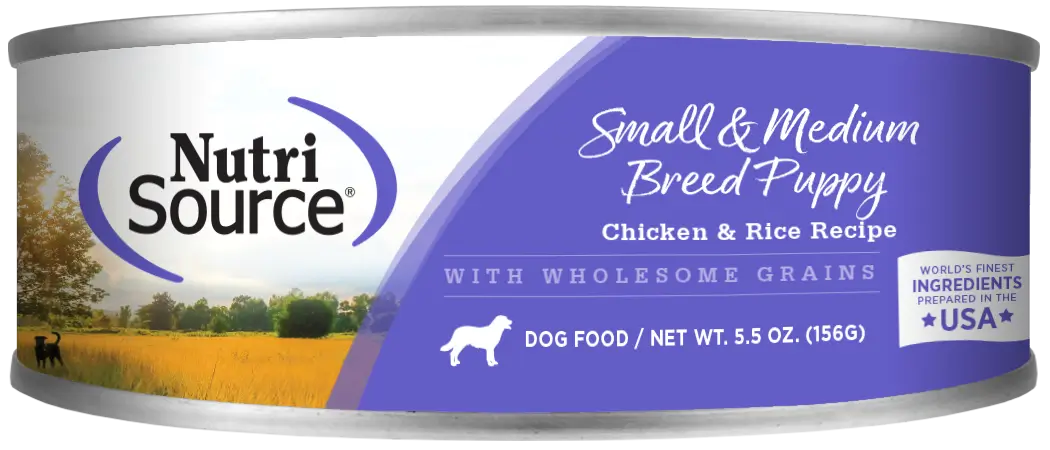 NutriSource Small & Medium Breed Puppy Wet Dog Food